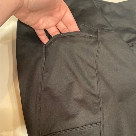 RBX Black Thermal Leggings Women’s XXL New with Pockets - Picture 3 of 5